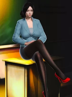 [3D]美艷嶽母餘紅麗封面